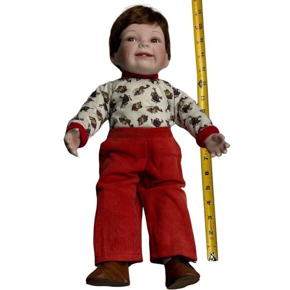 Ashton Drake's Looney Tunes Little Tornado Porcelain Themed Doll Vintage - Picture 8 of 9